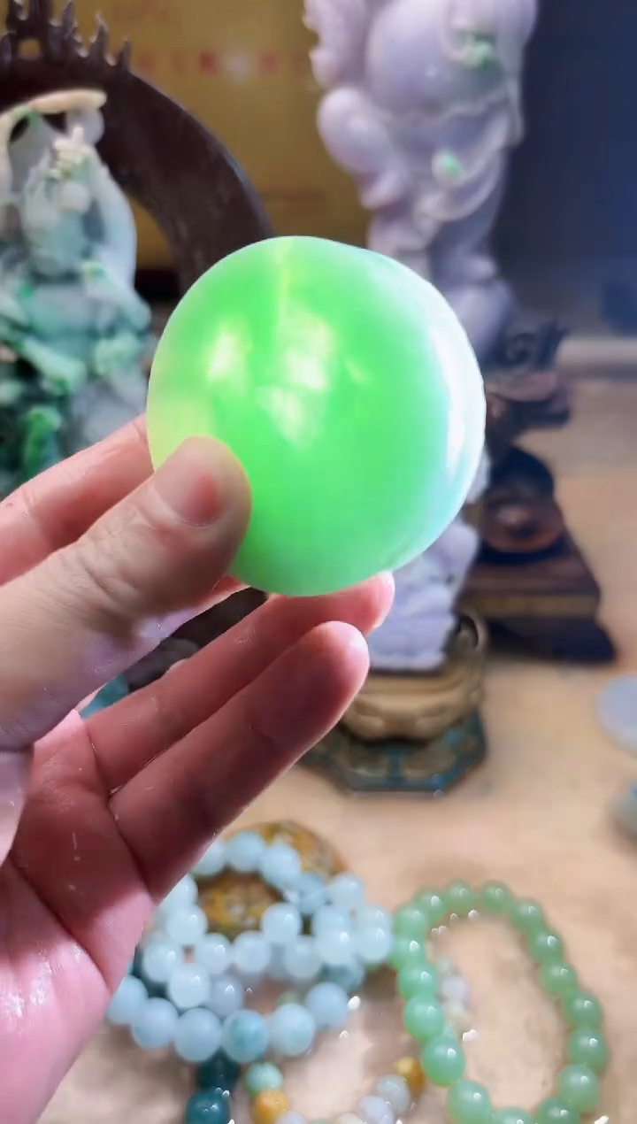 未镶嵌挂件翡翠A货张麦8474