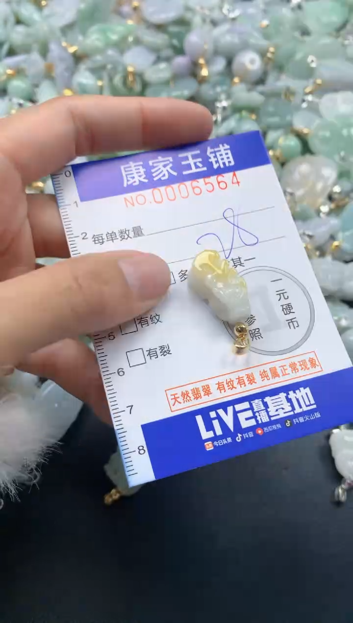 颈饰未镶嵌翡翠6564