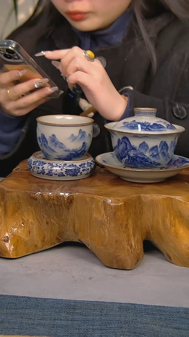 【闪购商品】3件套陶瓷茶具家用简装系列 