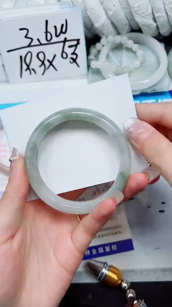 【闪购商品】石英质玉手镯未镶嵌A348-57`58`59`