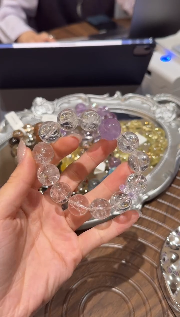 未镶嵌手串水晶） 默认微瑕 多样性发货