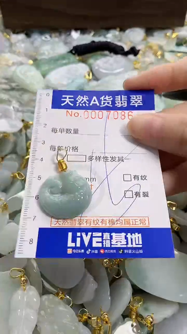 颈饰未镶嵌翡翠天然A货翡翠
