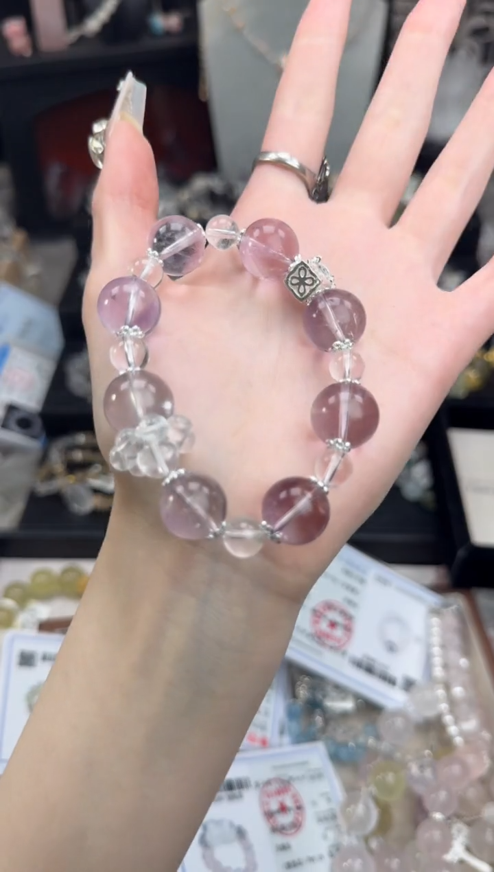 水晶手链未镶嵌天然水晶 多样性发货