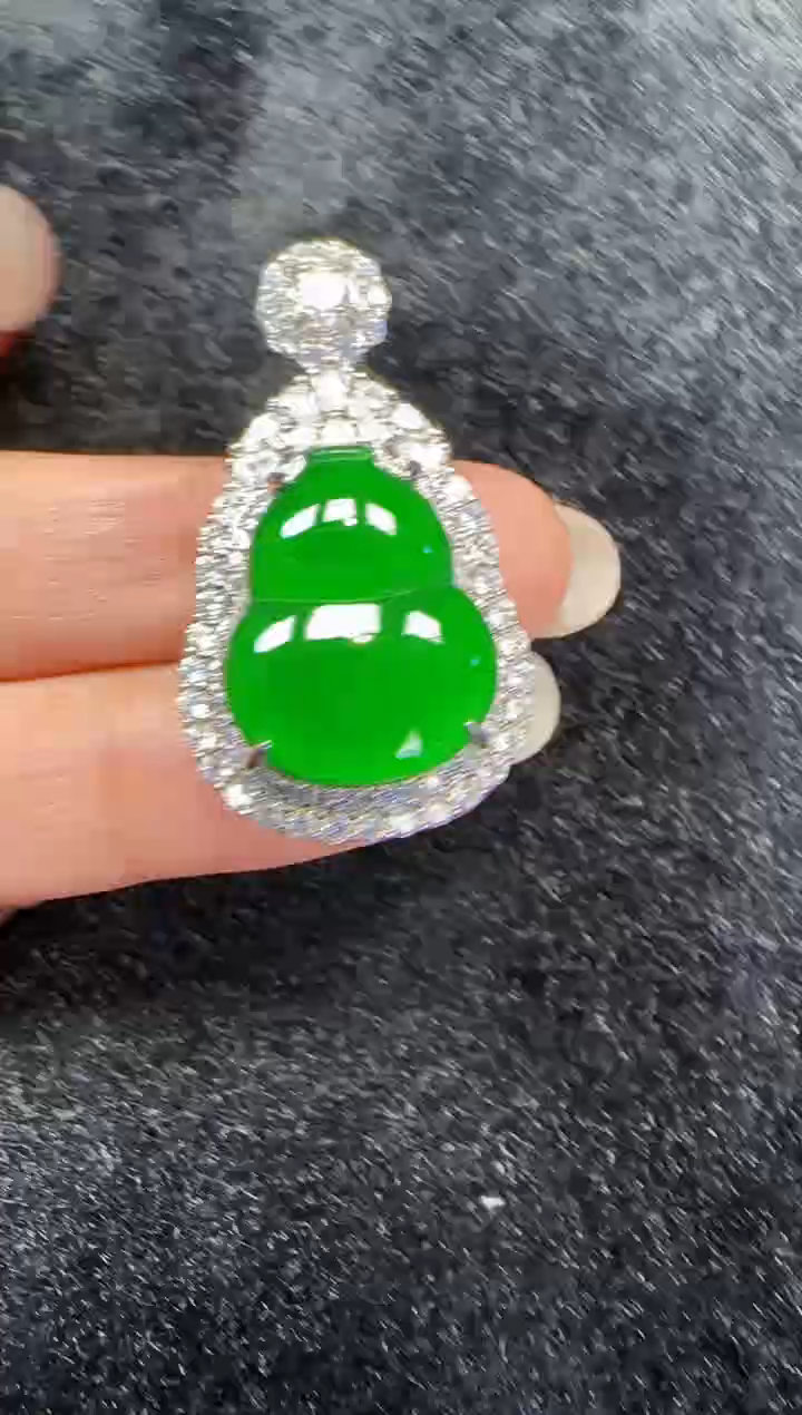 未镶嵌定制翡翠翡翠吊坠166