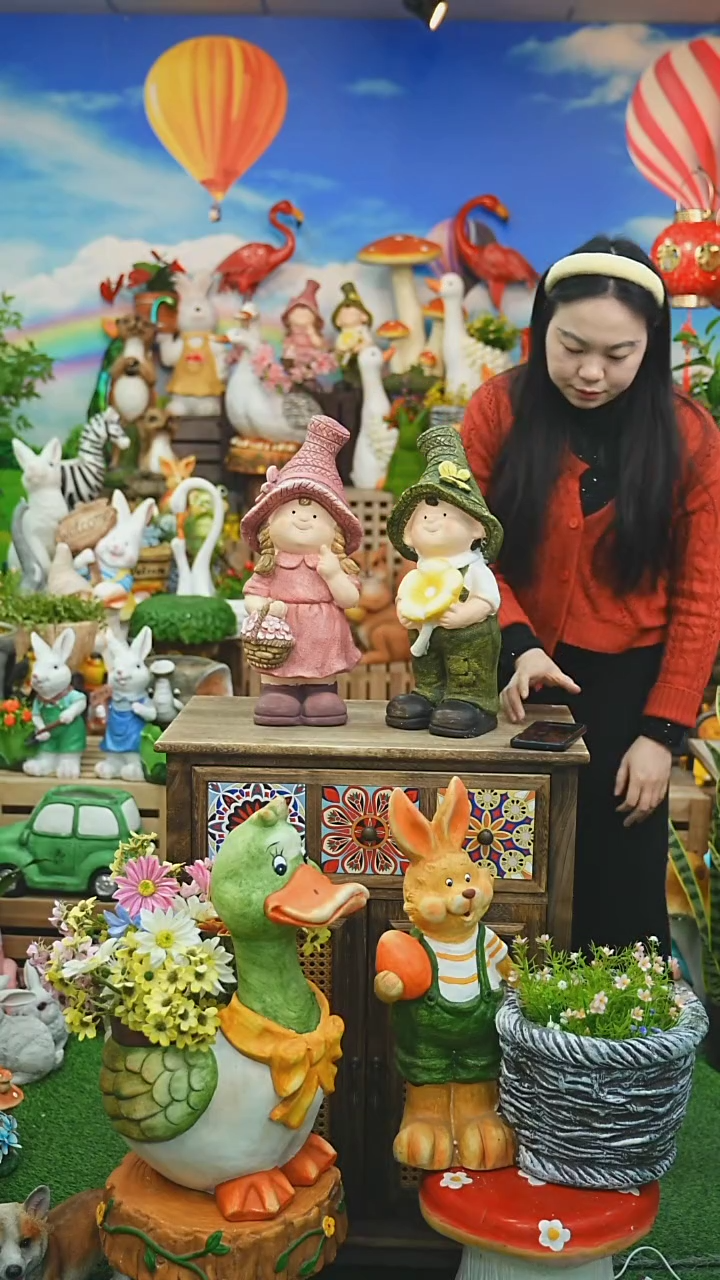 【闪购商品】红陶花园庭院摆件&002&