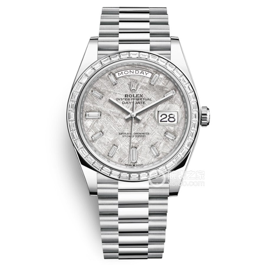 99新 Rolex/劳力士 星期日历228396/陨石灰盘/40表径/22年全套