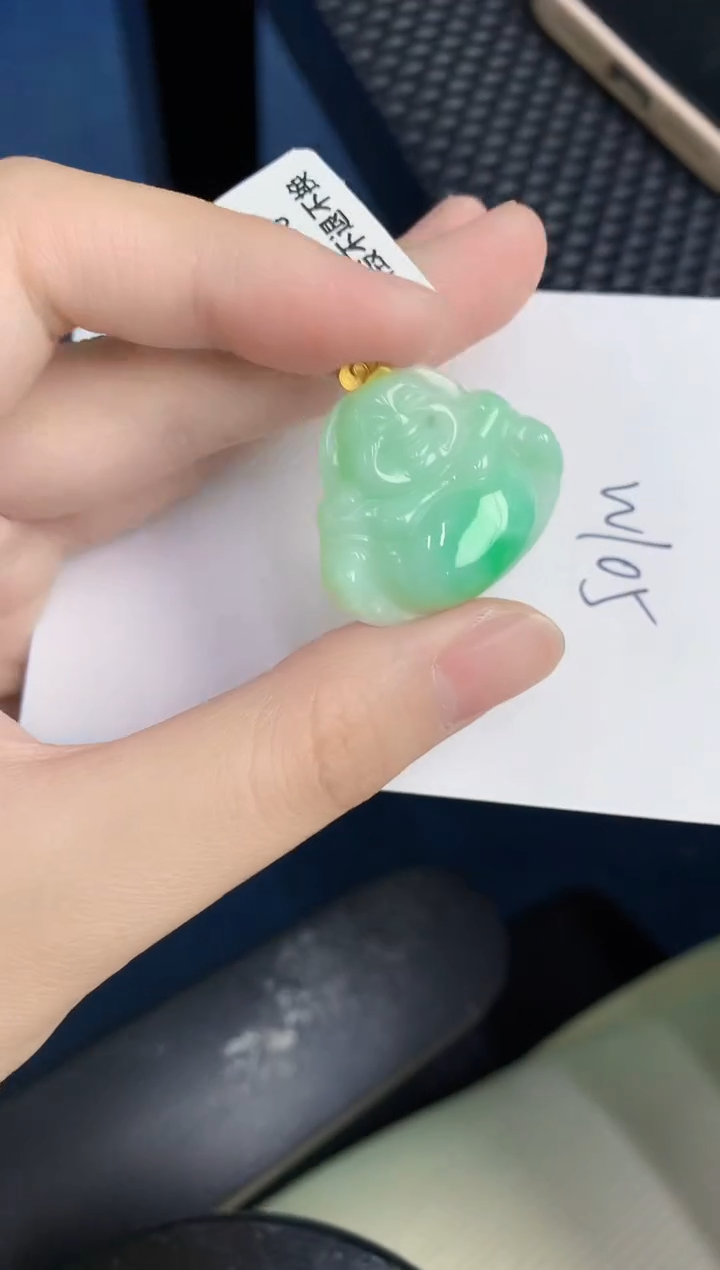 【闪购商品】翡翠颈饰18K金镶嵌0000000000