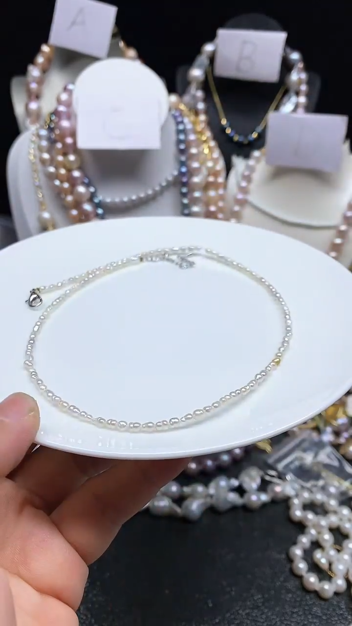 【闪购商品】淡水珍珠颈饰未镶嵌多人