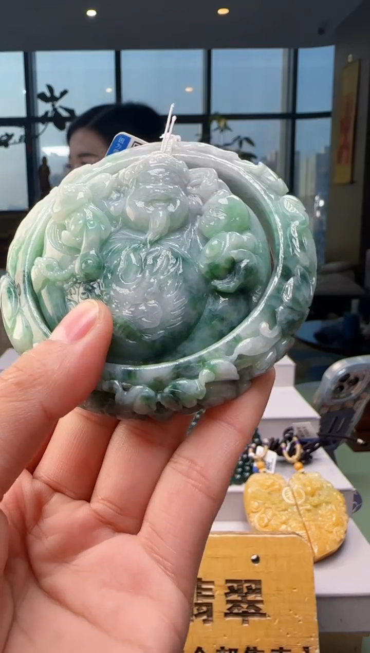 未镶嵌摆件翡翠HH@@960Q7J05438