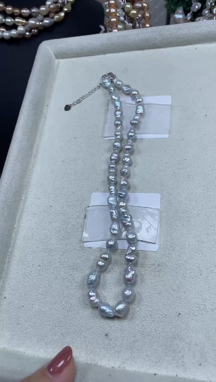 【闪购商品】淡水珍珠项链未镶嵌【纯恬珍珠】