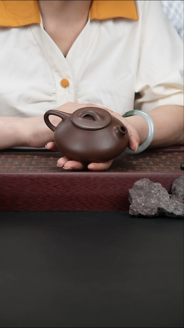 茶壶紫砂紫泥  憨瓢