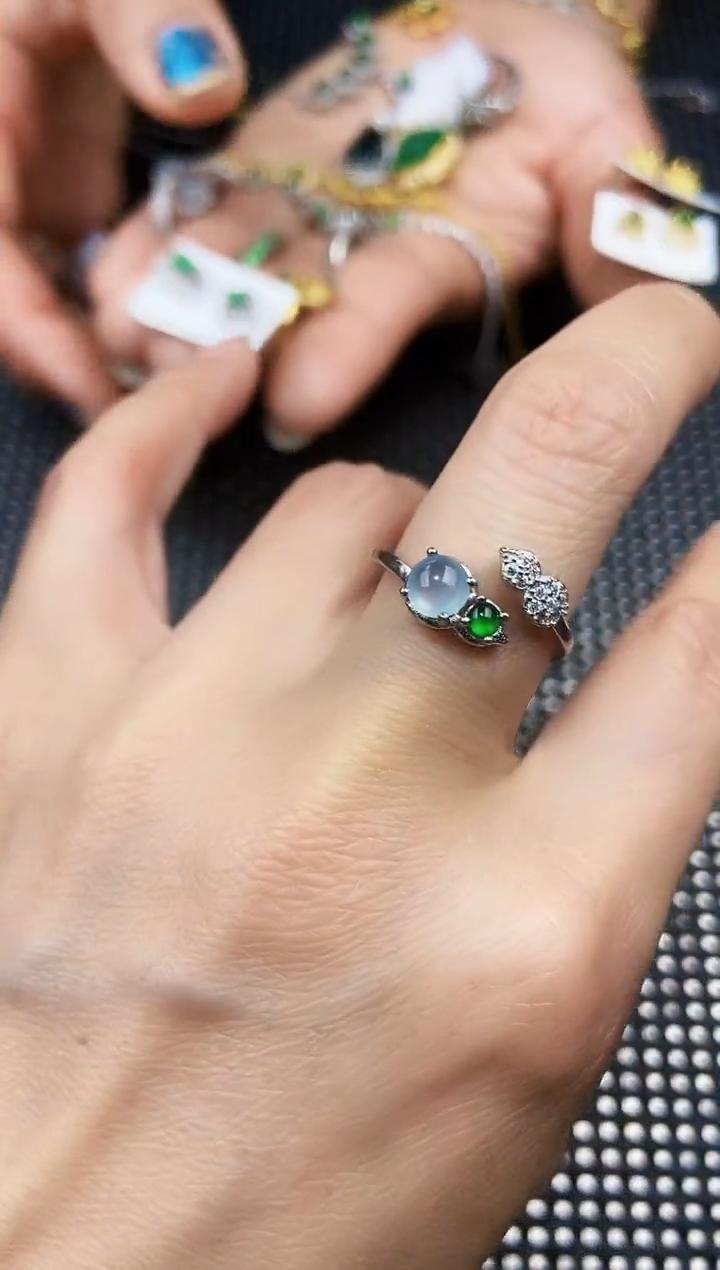 翡翠未镶嵌戒指11111111