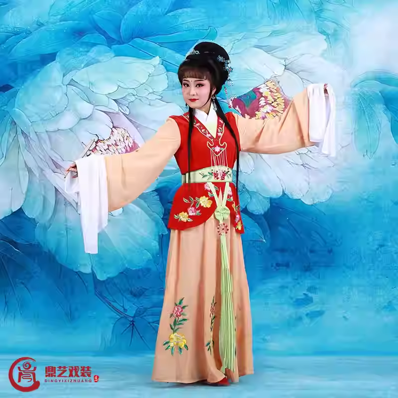 戏曲服装丫鬟衣服丫头衣服红楼梦戏服袭人晴雯花旦服装小旦服装