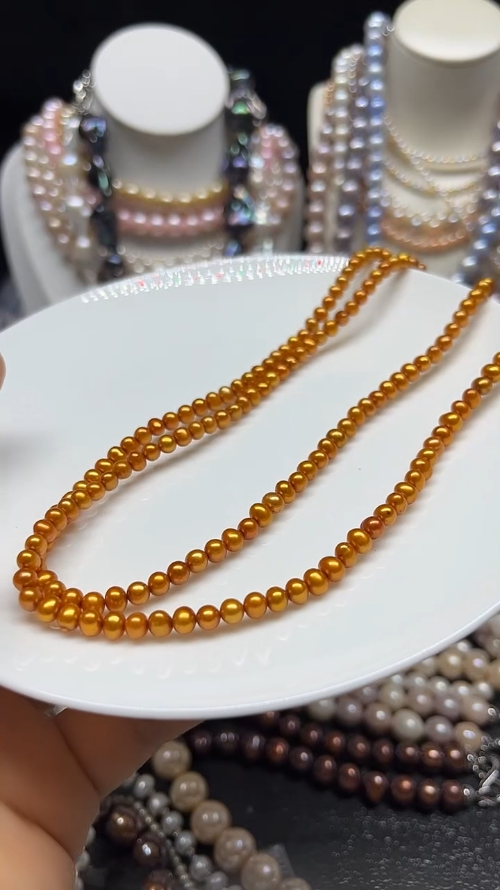 淡水珍珠未镶嵌颈饰人多人