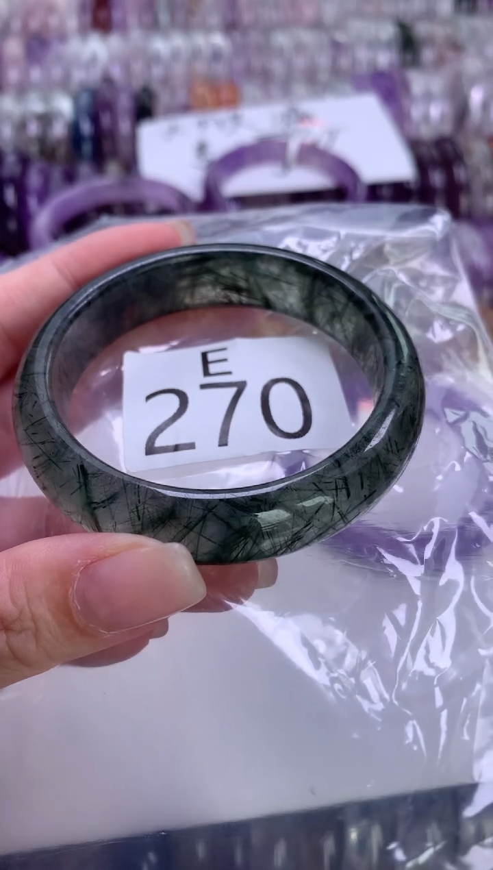 水晶手镯未镶嵌水晶270-54