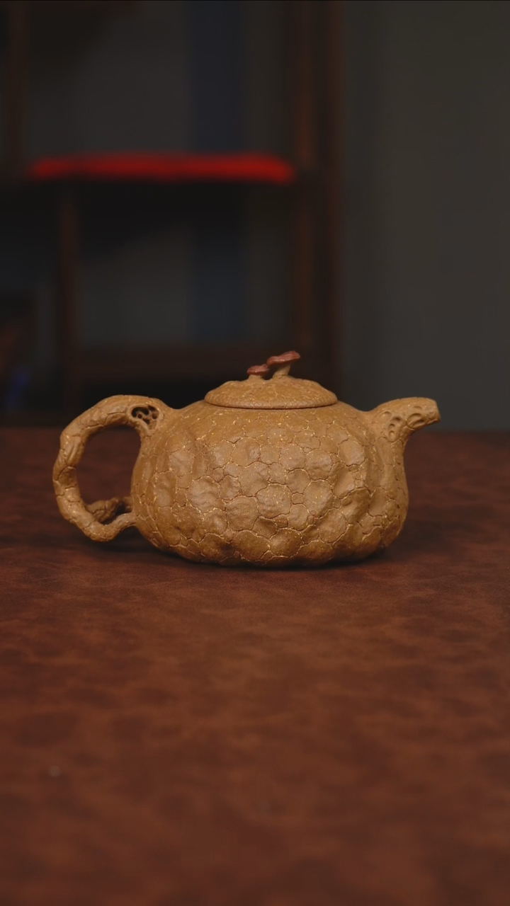 【闪购商品】紫砂茶壶手捏灵芝供春 全手工 段泥