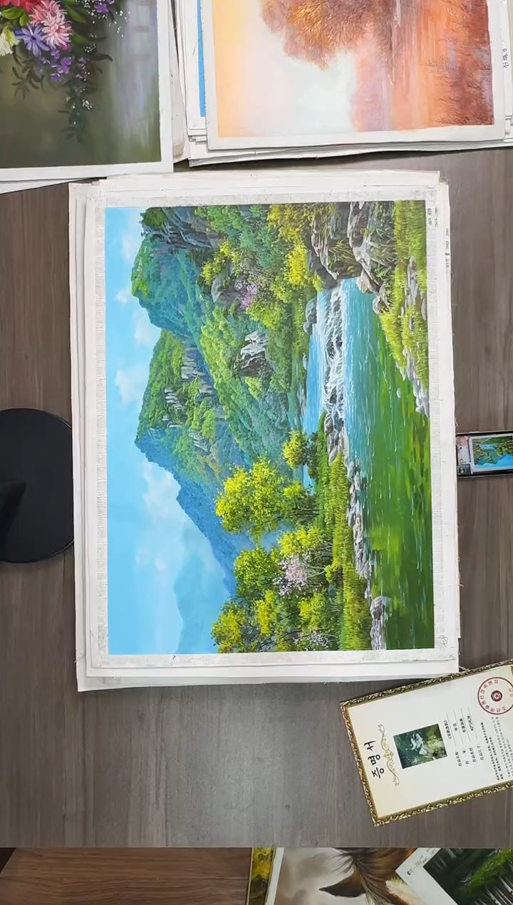 油画【162号】约50*70cm丨朝鲜原创纯手绘孤品油画丨顺丰包邮