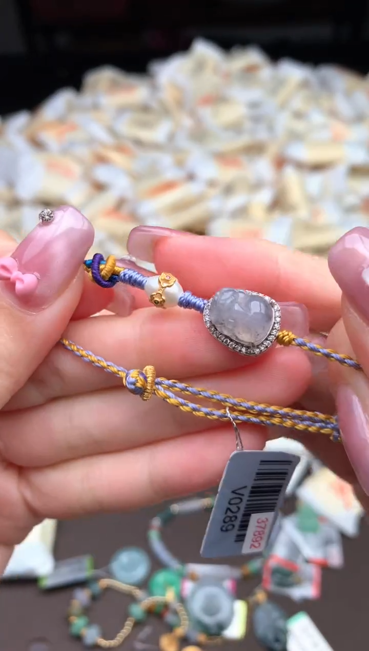 【闪购商品】翡翠手绳银S925镶嵌—