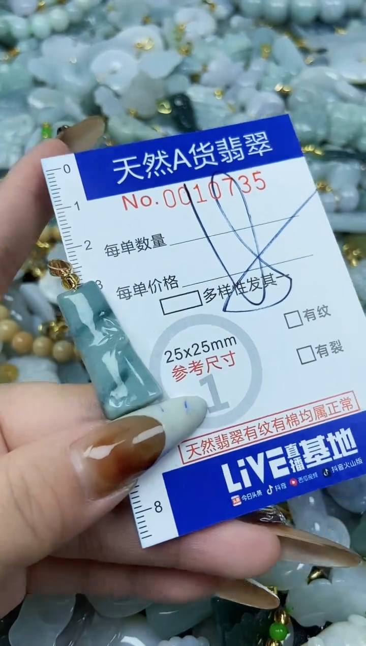 【闪购商品】翡翠颈饰未镶嵌天然A货翡翠