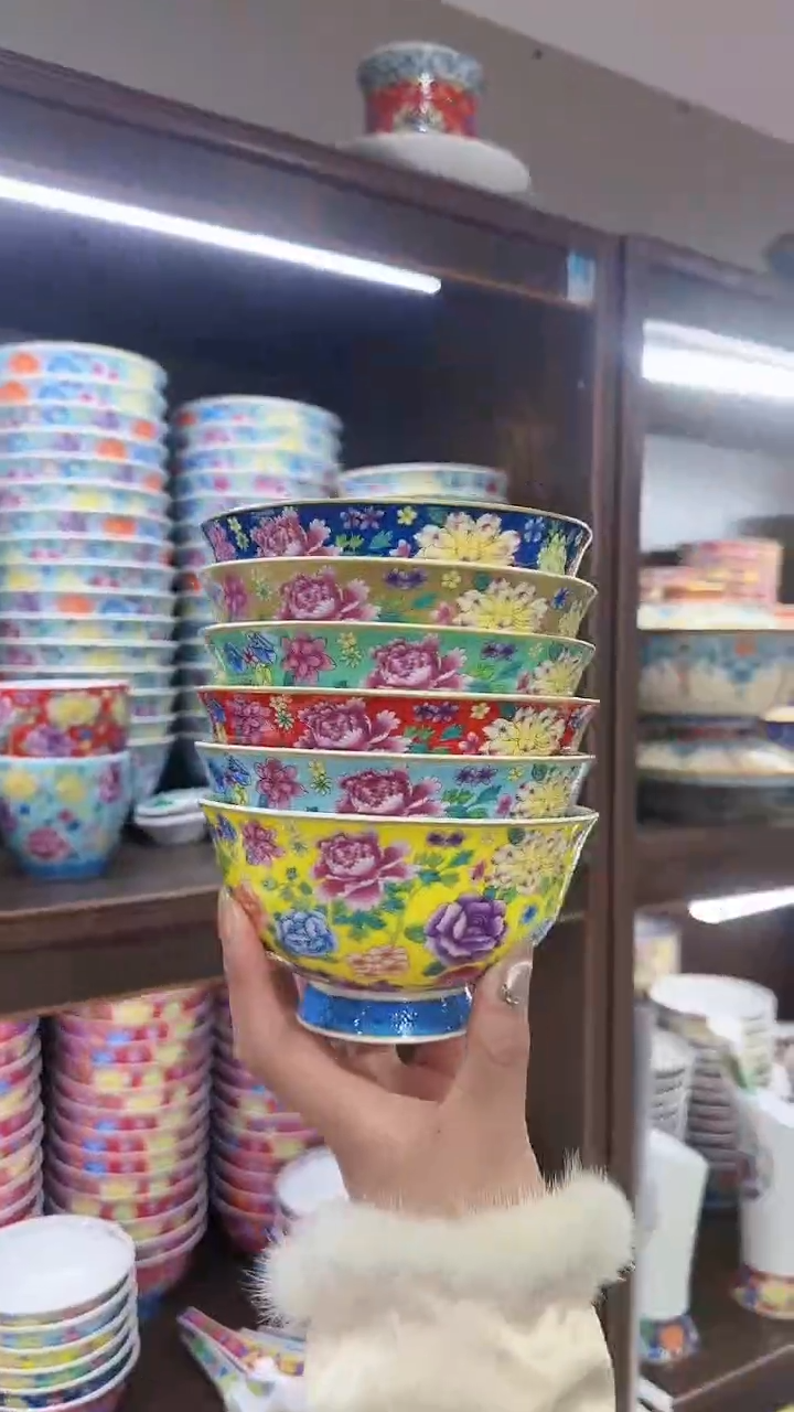 【闪购商品】瓷片5英寸饭碗6个景德镇陶瓷