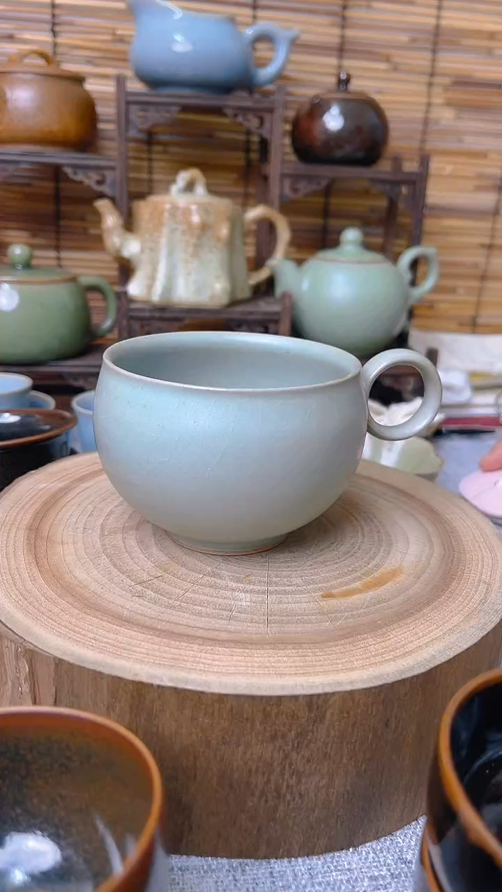 【闪购商品】瓷片原生态原矿咖啡杯