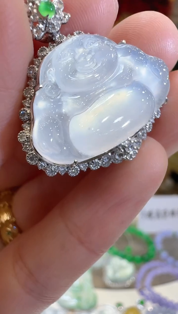 【闪购商品】翡翠吊坠(不含链)18K金镶嵌多样性团购发一件