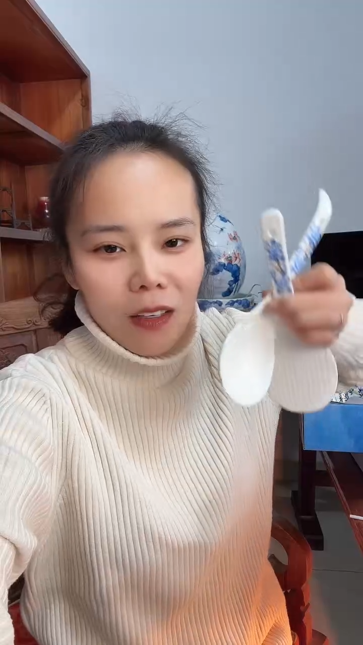 陶瓷汤勺饭勺两件套