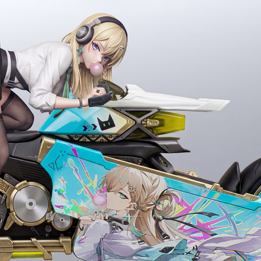 【DE】奈奈 pvc 翻模 30cm 底座 手办 雕像 GK