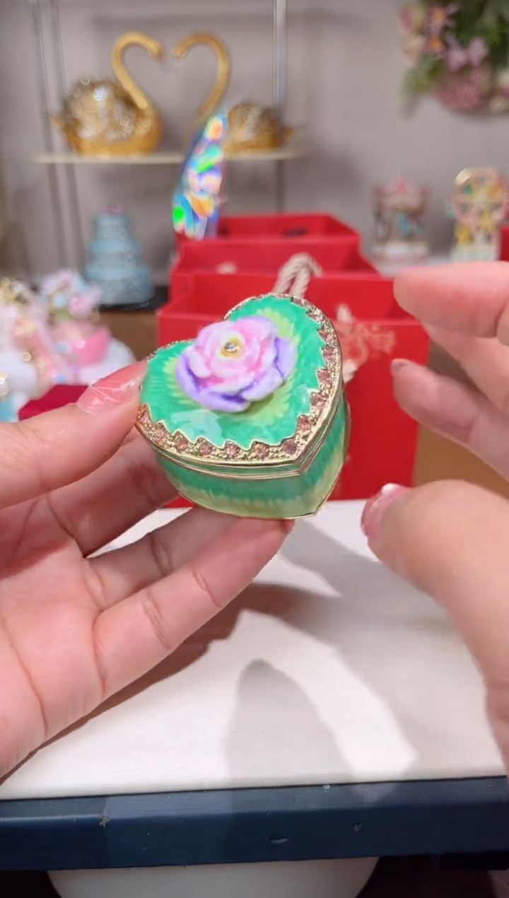 【闪购商品】易尚宝珐琅彩首饰盒