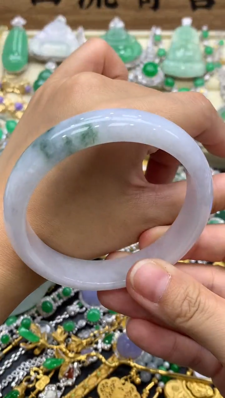 翡翠未镶嵌手镯324-中国好珍宝