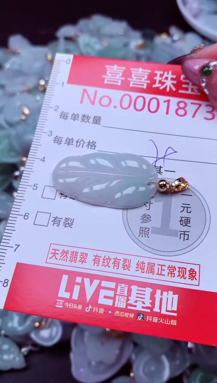 吊坠(不含链)未镶嵌翡翠1873
