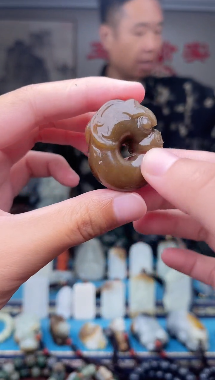 和田玉未镶嵌挂件1