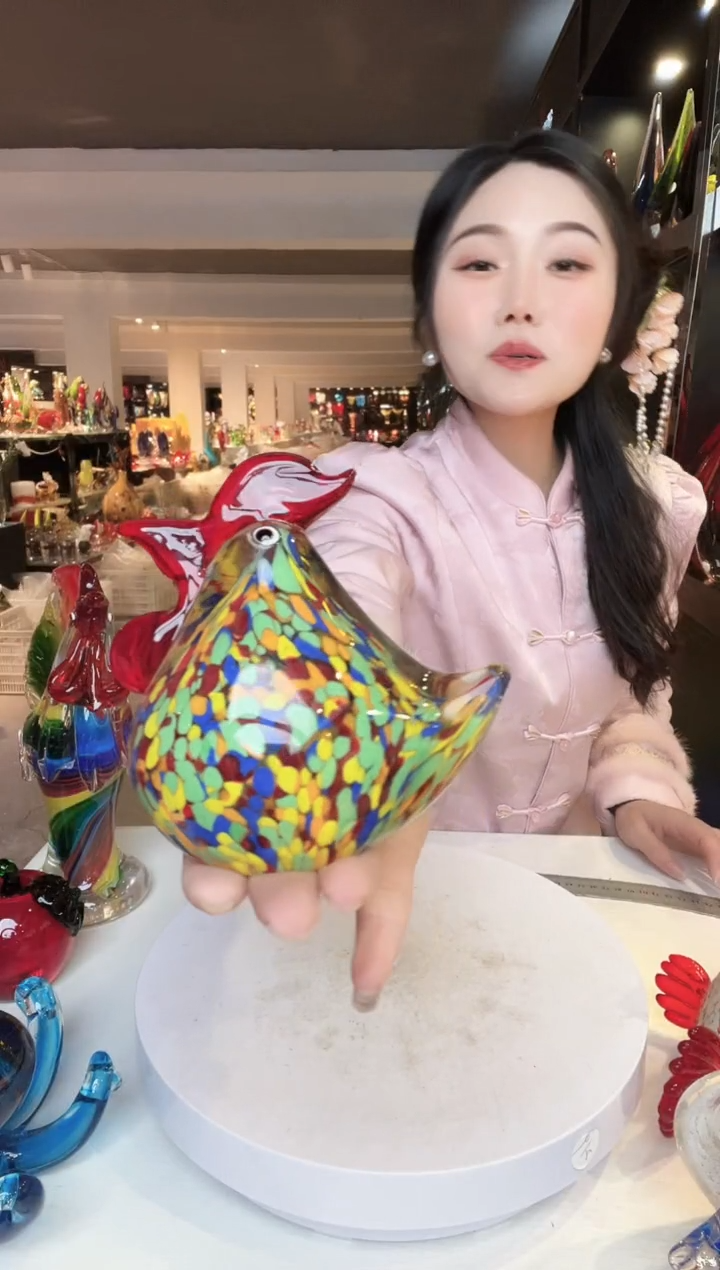 【闪购商品】茶盏琉璃摆件家居摆件