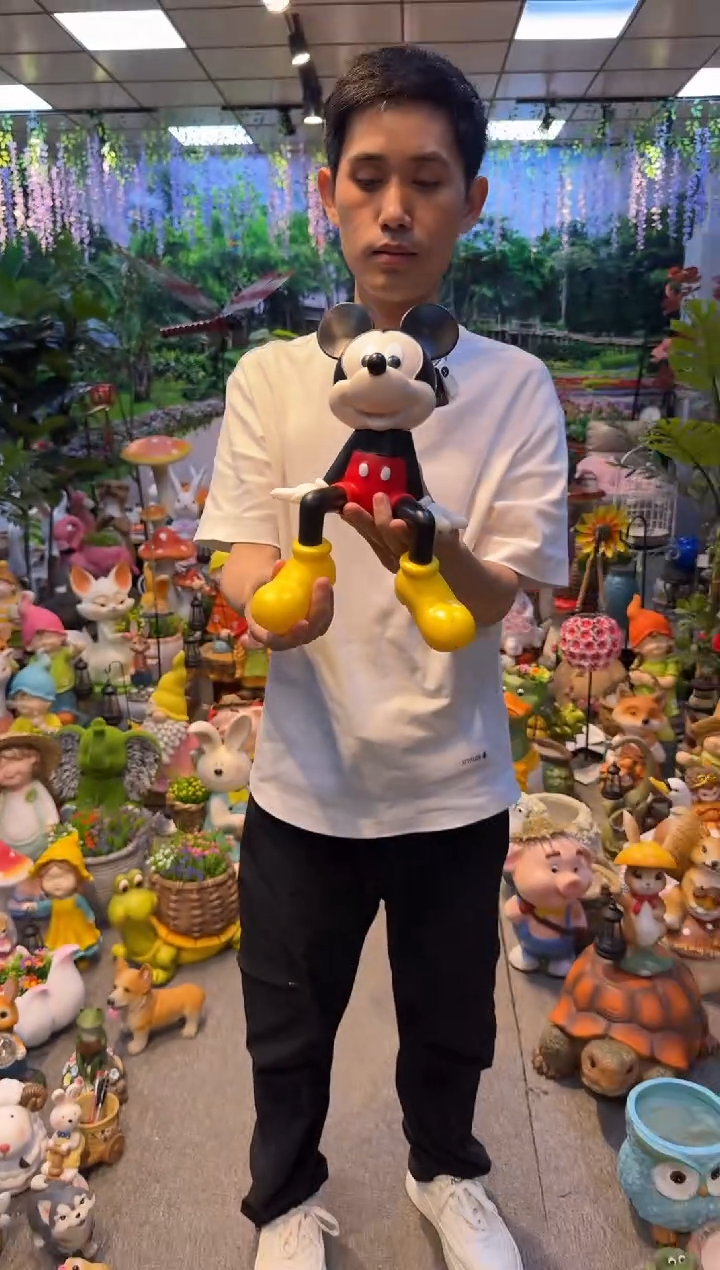 无花朵花园庭院摆件&00&