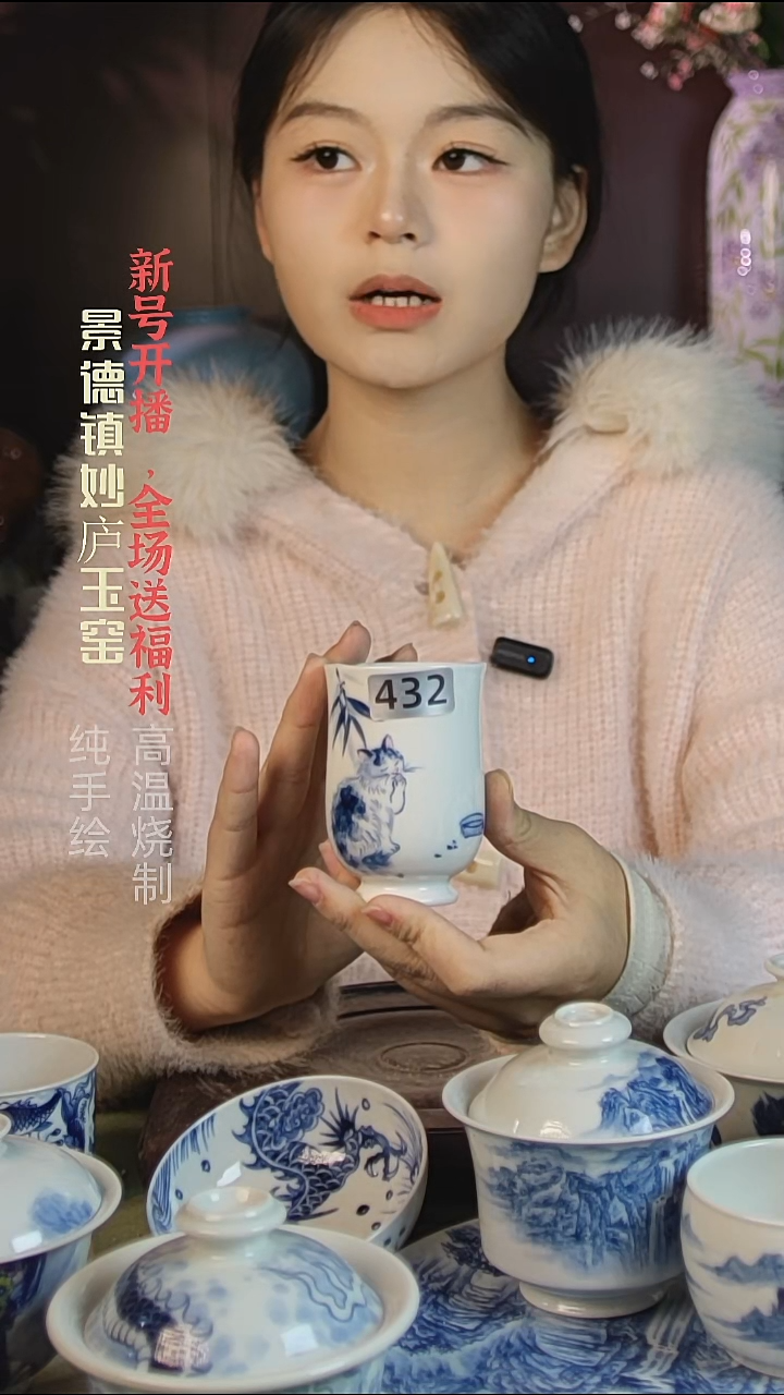 盘陶妙庐玉窑胖闻香432微瑕