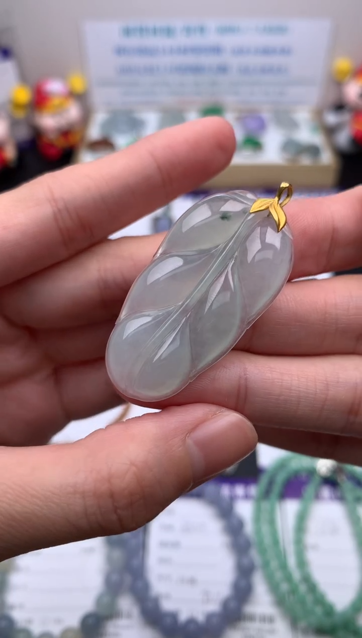 【闪购商品】定制翡翠18K金镶嵌模式推广期24小时鉴赏期