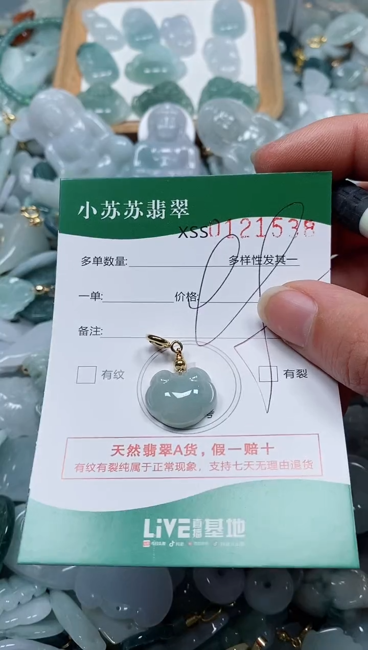 【闪购商品】翡翠颈饰未镶嵌闪购商品0121538