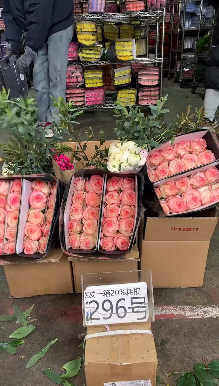 296号♥中通含20%耗损发一箱鲜花