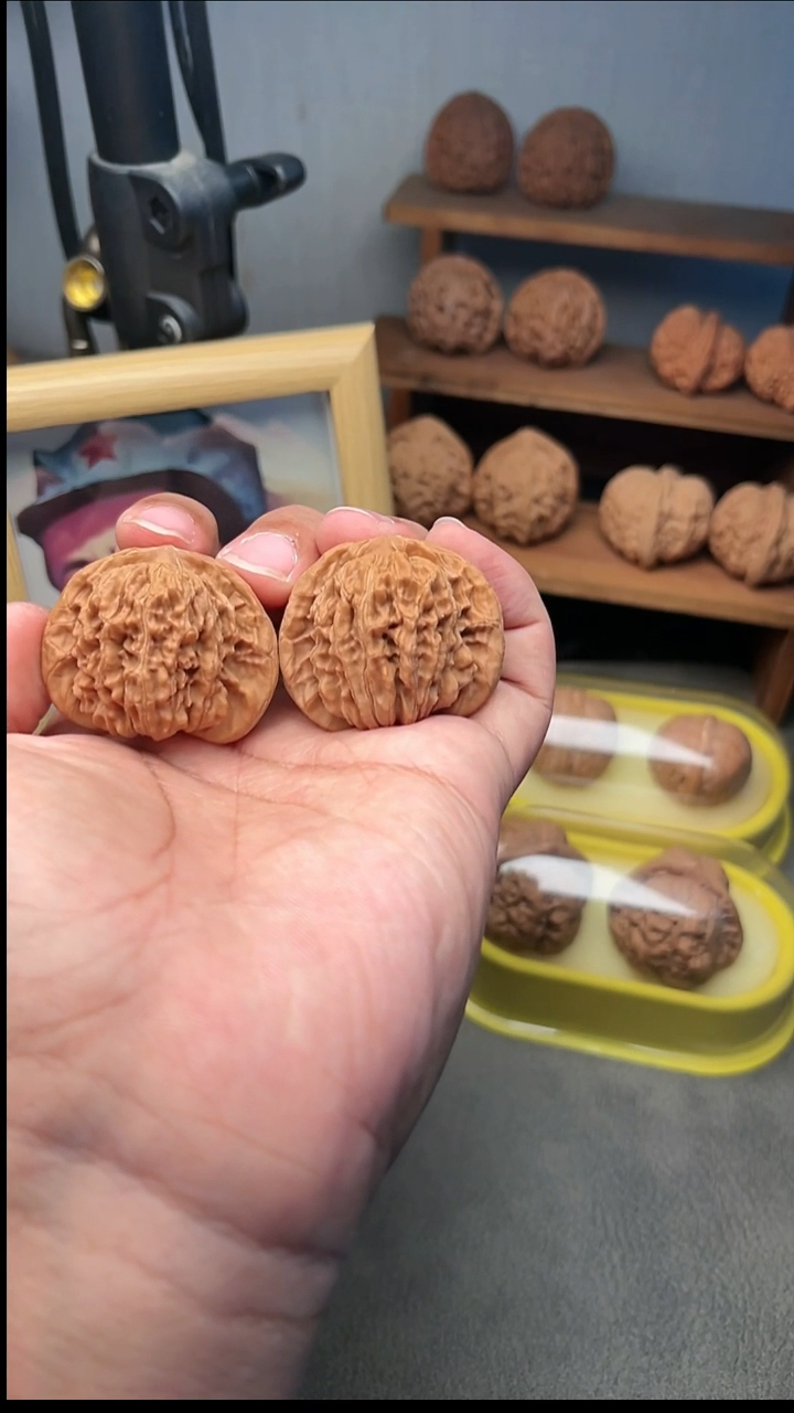 吊坠文玩核桃四座楼43