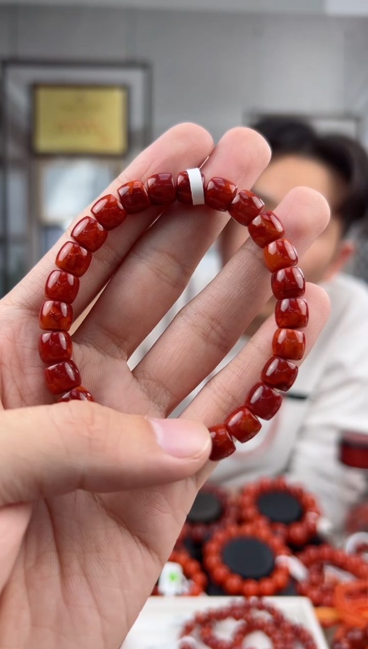【闪购商品】南红玛瑙单圈未镶嵌@T06787@8MM