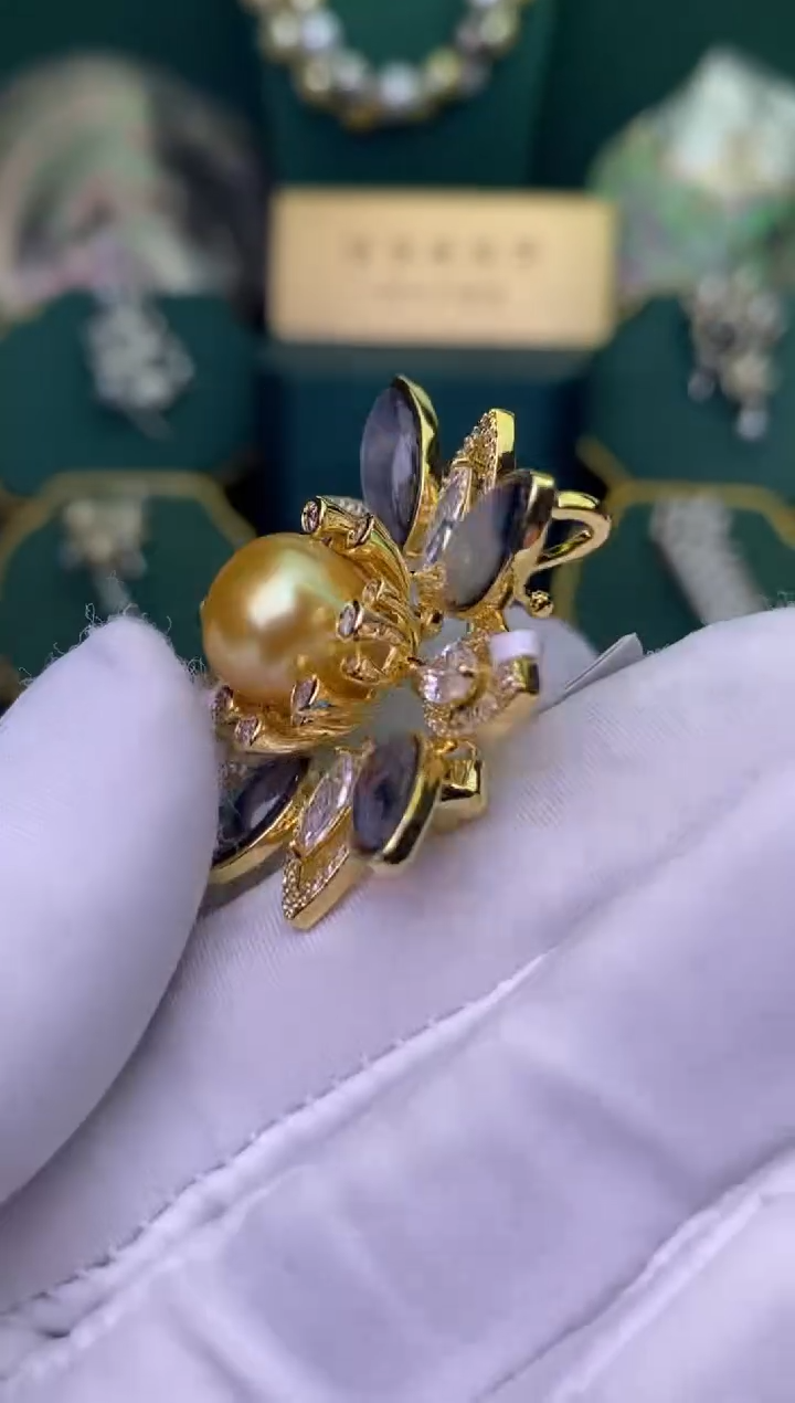 【闪购商品】海水珍珠胸饰未镶嵌11-12