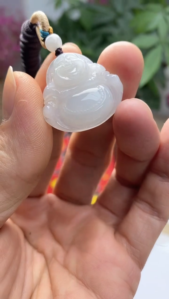 颈饰未镶嵌翡翠10天然缅甸翡翠A货佛公