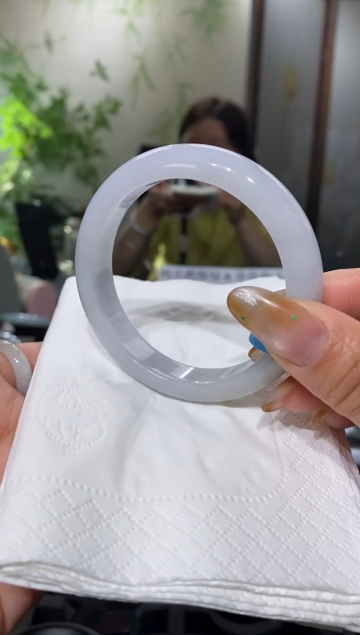 未镶嵌手镯翡翠圈口55.5