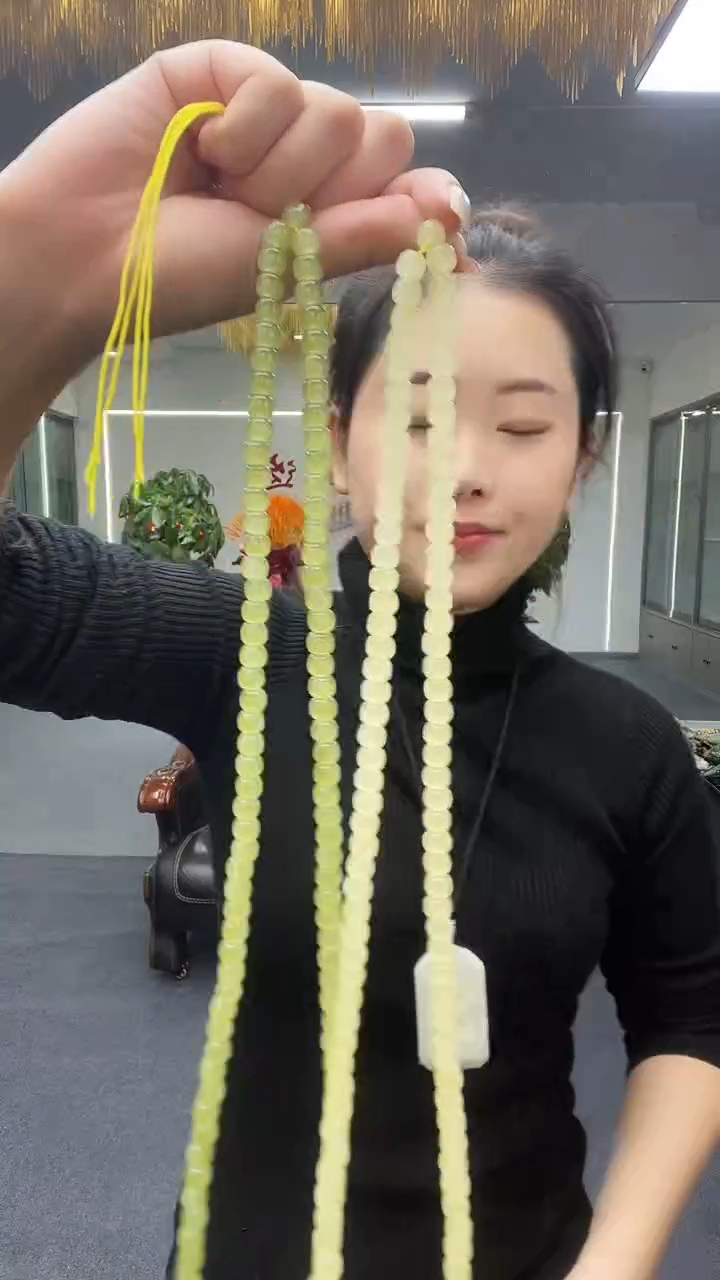 青色黄色老型卡8珠链多样性发货一件