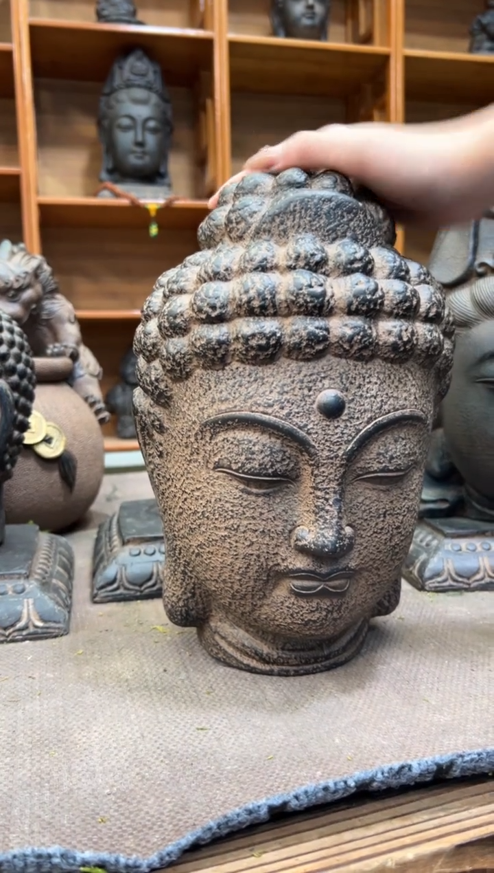 陶土【火山泥】大佛首