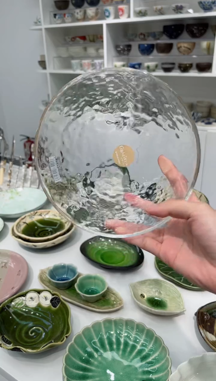 【闪购商品】瓷片福利若水玻璃钵