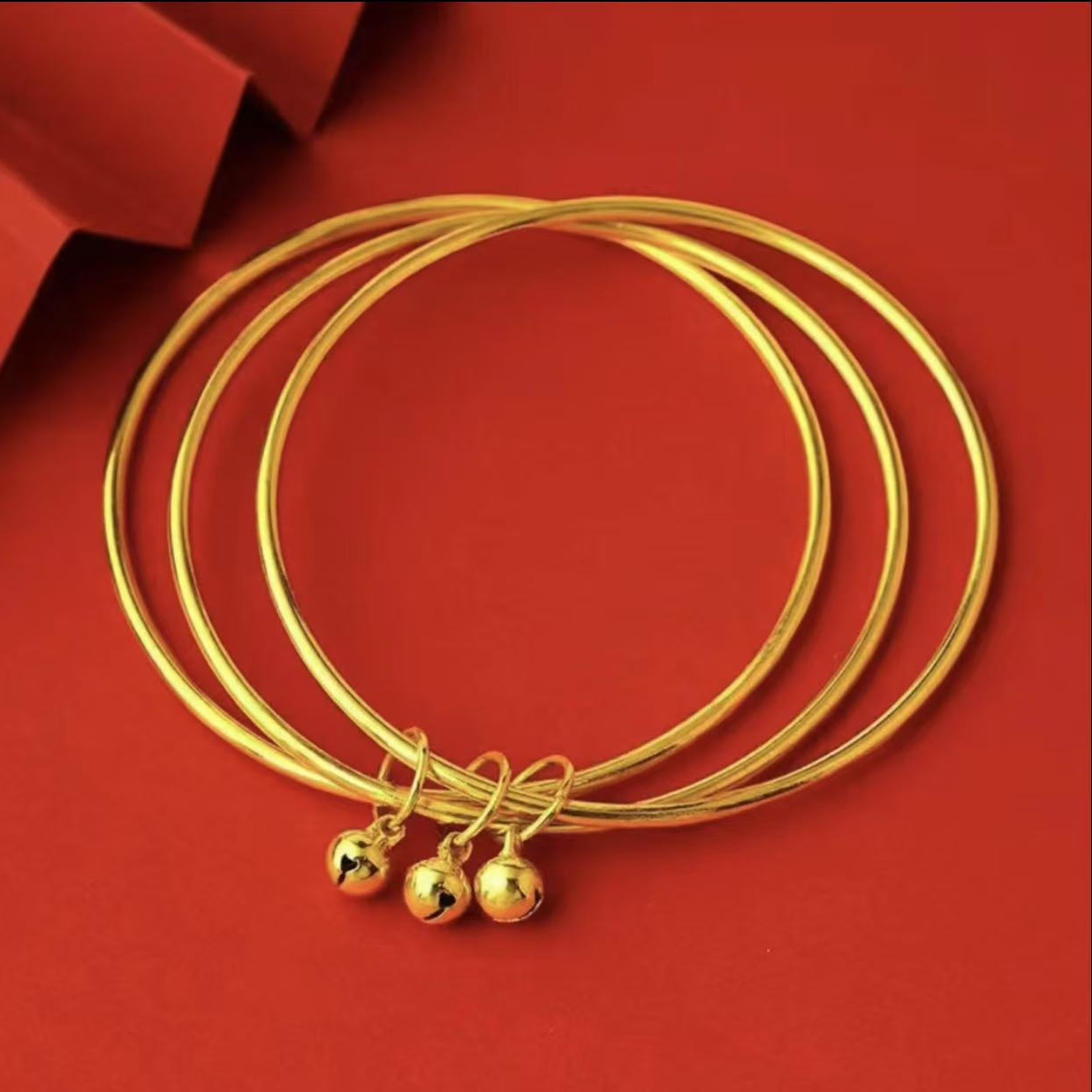 合金手镯 2025【三生三世铃铛手镯】新款女士 时尚气质 百搭潮流款