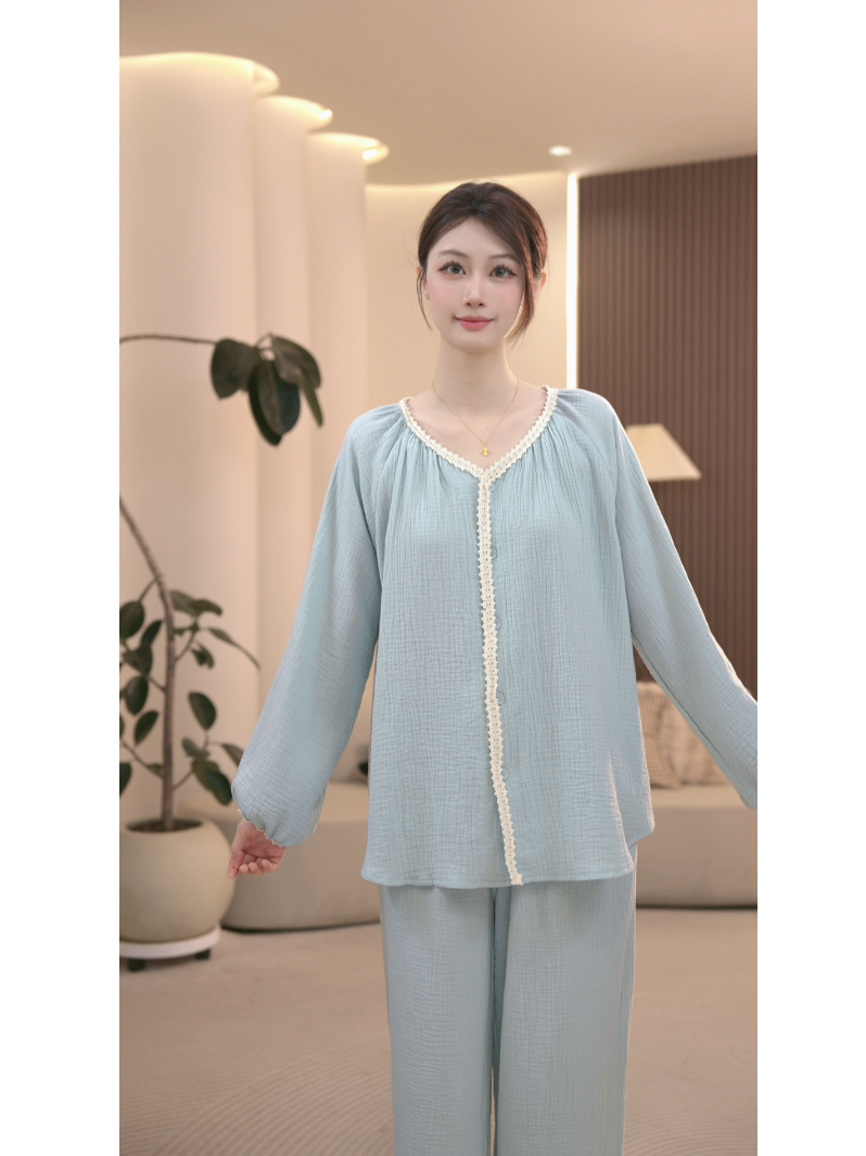 DM定制【云水】设计款家居服套装QQ