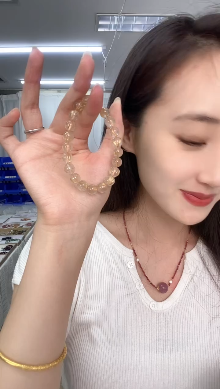 水晶手链未镶嵌 拍二发一天然珠宝多样性发其一