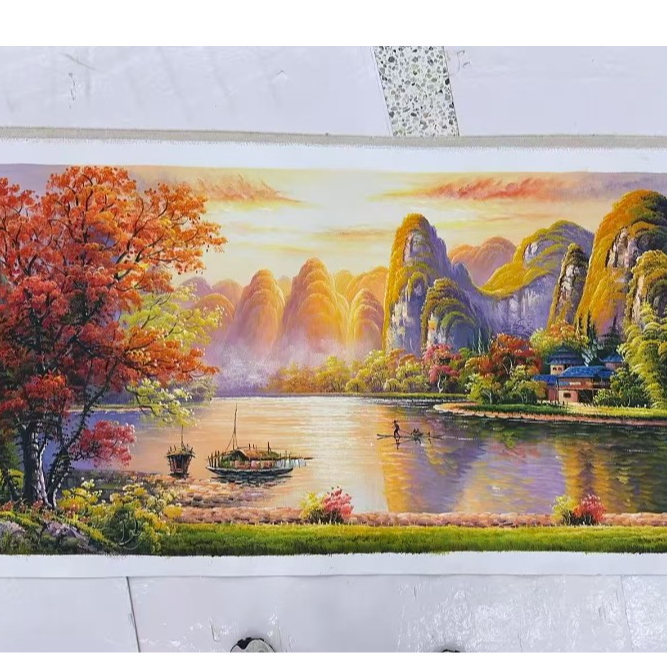 橱窗展示/乐雅文化艺术中心/二郎（朱立斌）/纸国画/带证书